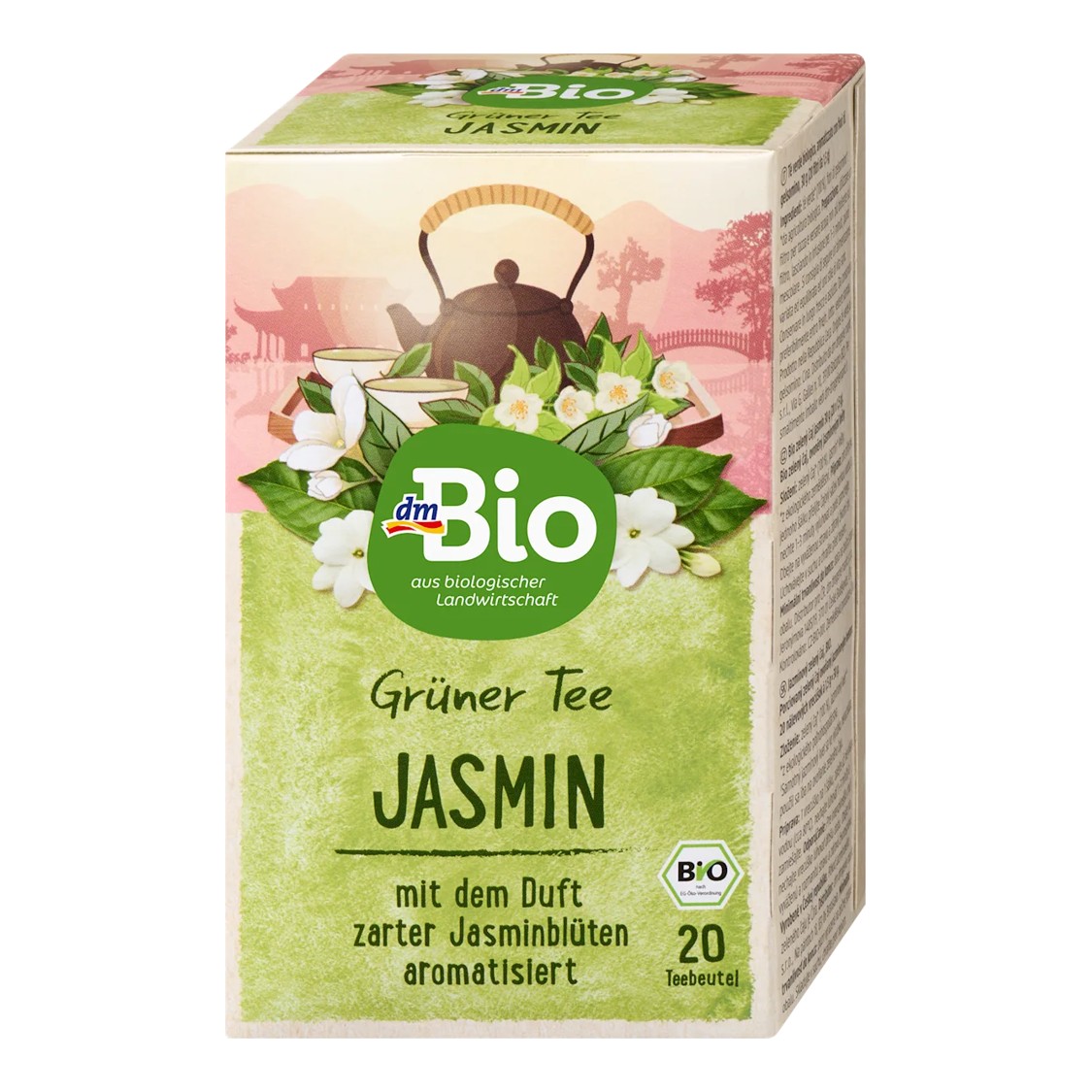 دمنوش چای سبز آلمانی مدل Jasmin (20 عددی)