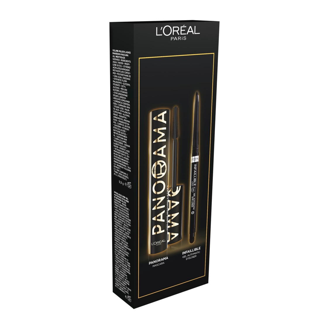 ست ریمل پانوروما و خط چشم L'oreal مدل You're Worth it