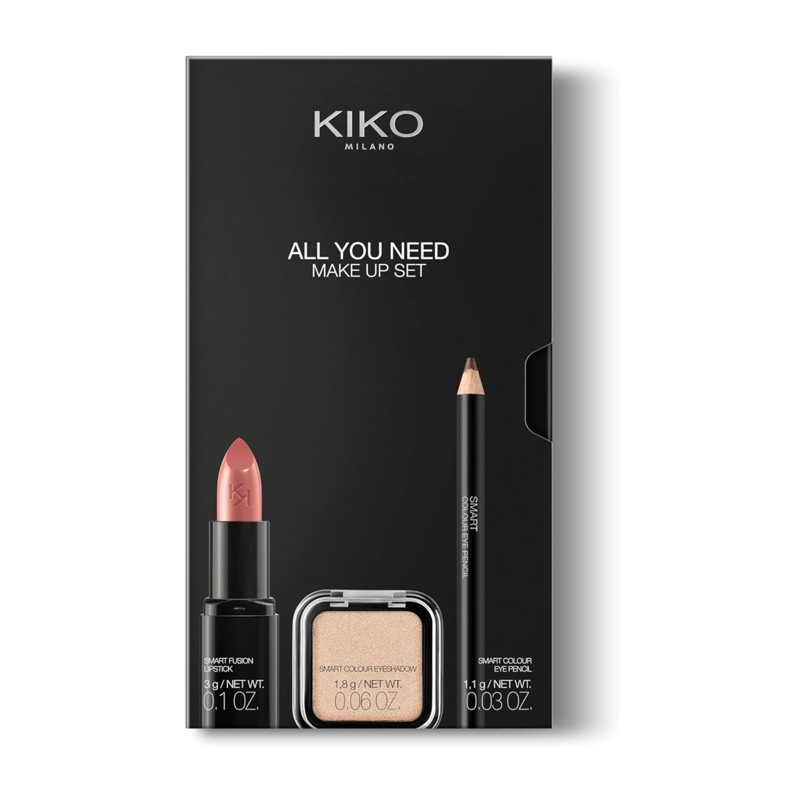 ست آرایشی کیکو مدل All You Need (رژلب، سایه و مداد چشم)